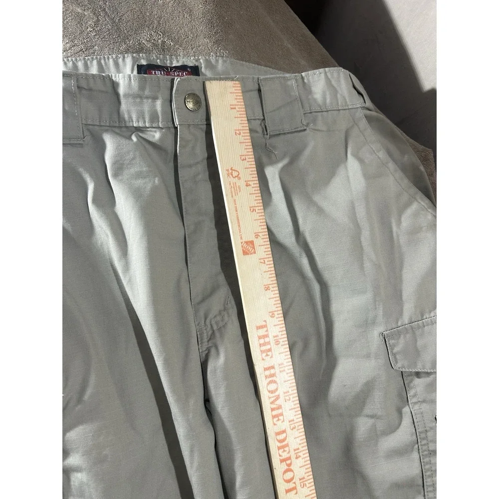 TRU-SPEC Tactical Utility Cargo Pants Khaki Men's Size 38x32 Ripstop Blend